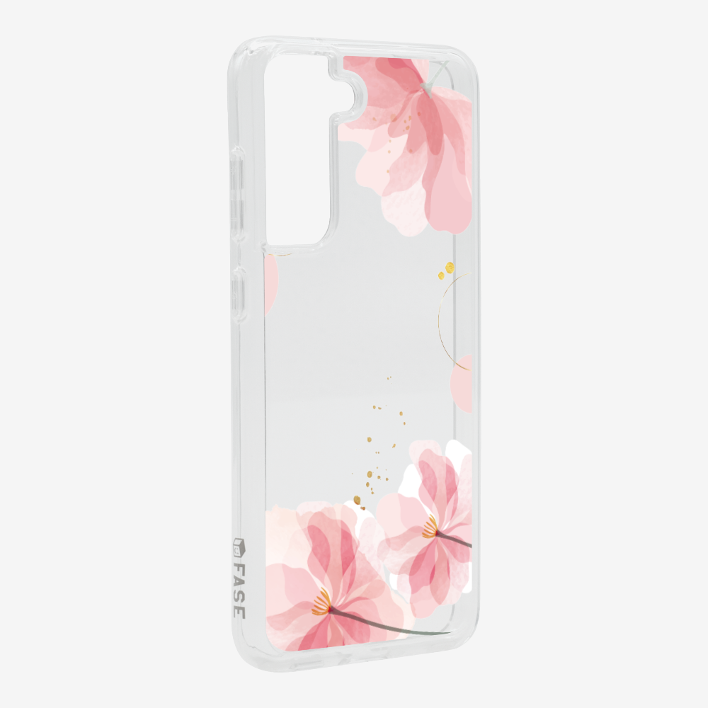 Pink Spring Floral (Transparent) Phone Case