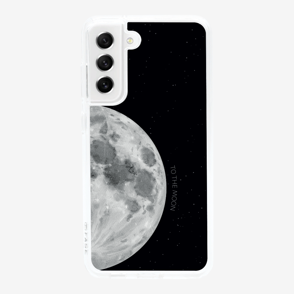 To The Moon (First Quarter) Phone Case