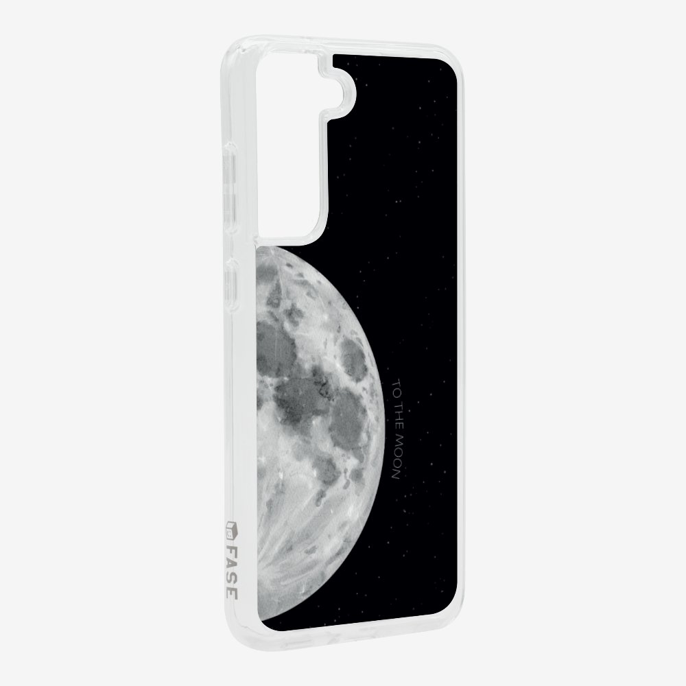 To The Moon (First Quarter) Phone Case