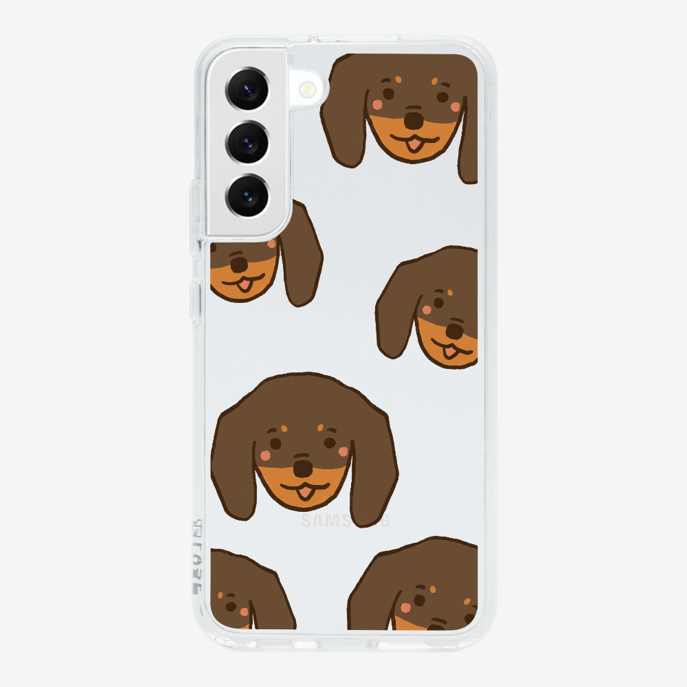 Brown Dachshund Wonderland Phone Case