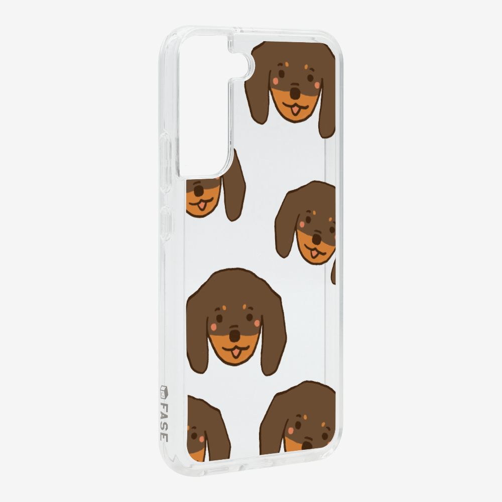 Brown Dachshund Wonderland Phone Case