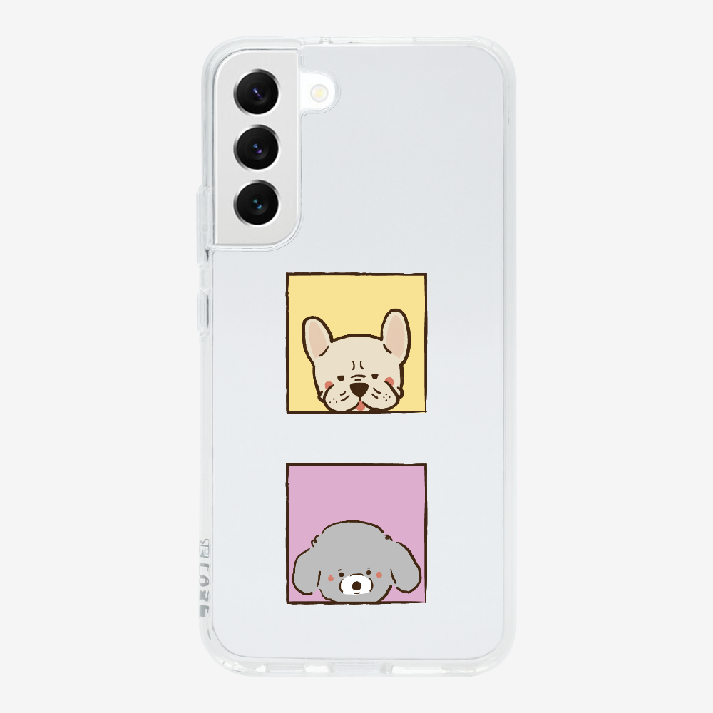 Bulldog and Poodle Phone Case