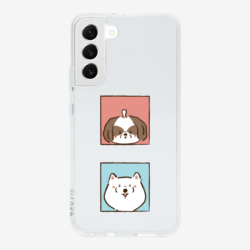 Apso and Samoyed Phone Case