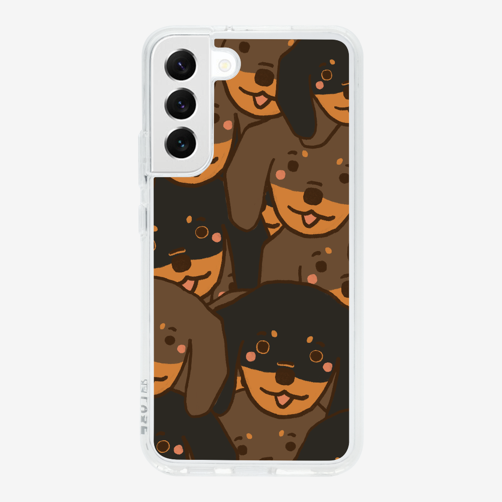 Crowded Dachshund Phone Case