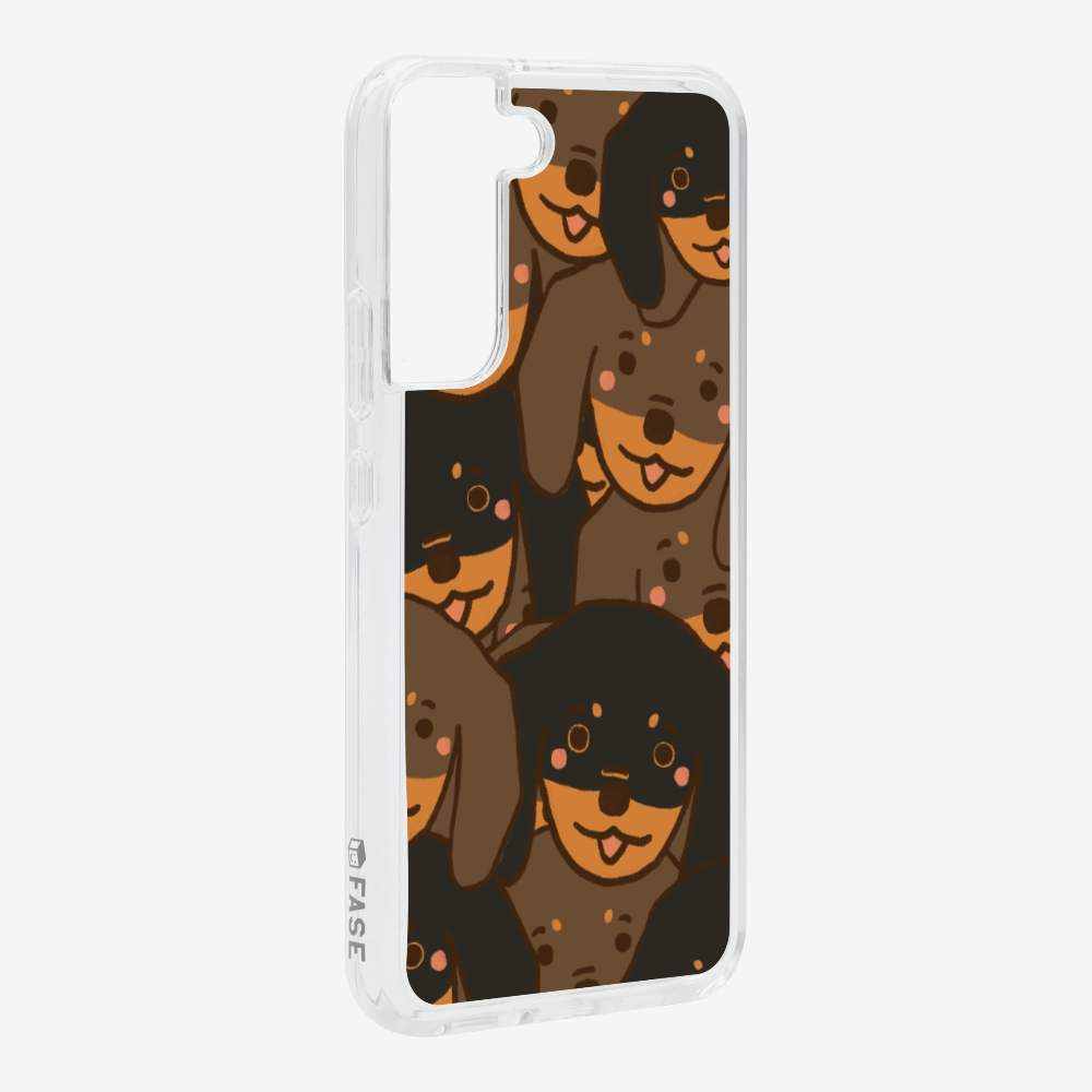 Crowded Dachshund Phone Case