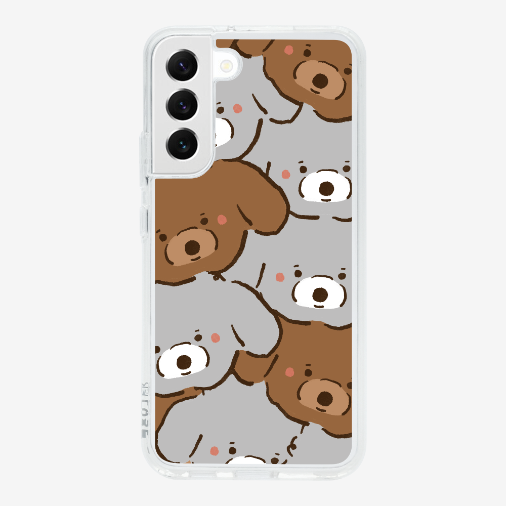 Crowded Poodle Phone Case