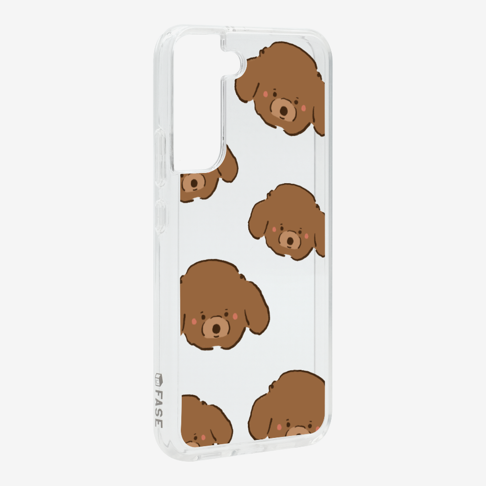 Brown Poodle Wonderland Phone Case