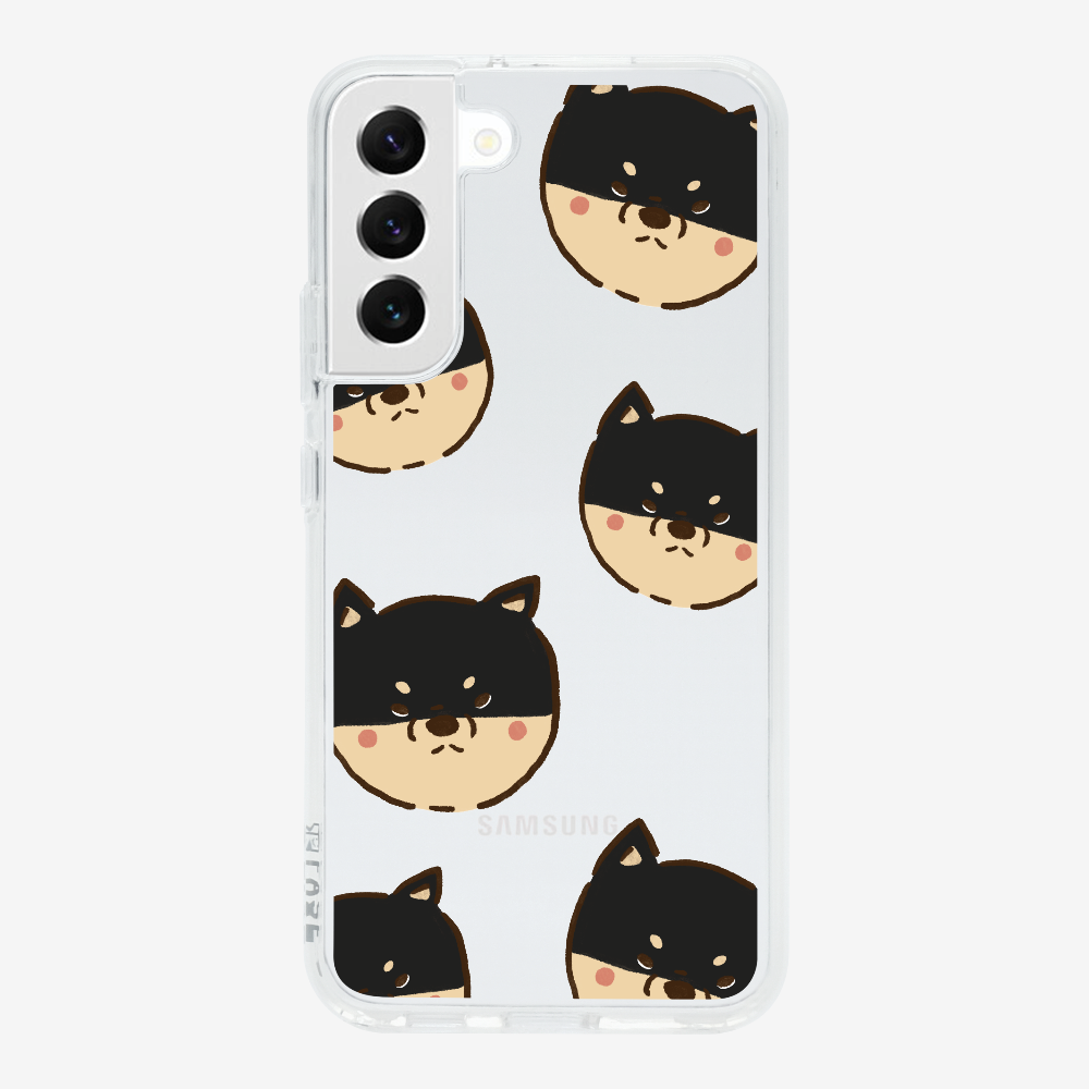 Black Shiba Wonderland Phone Case