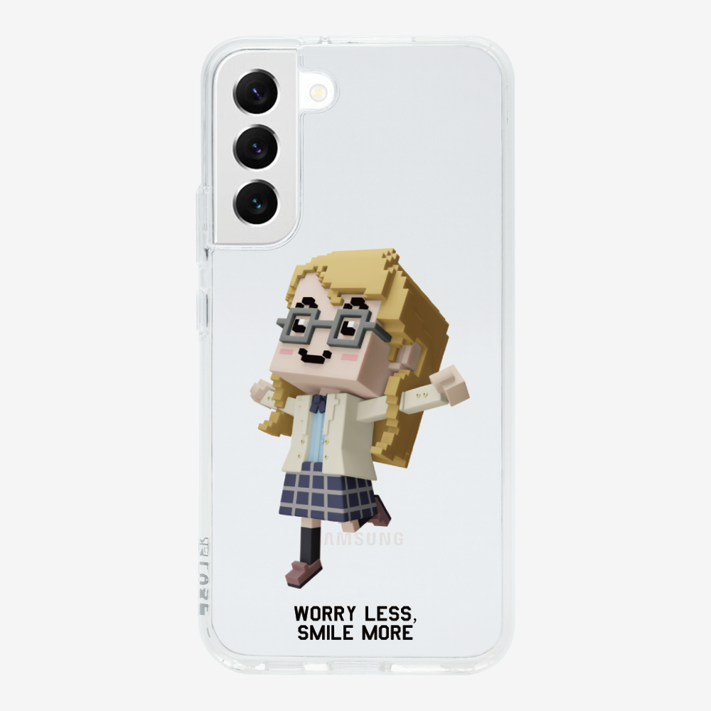 Worry Less, Smile More Phone Case