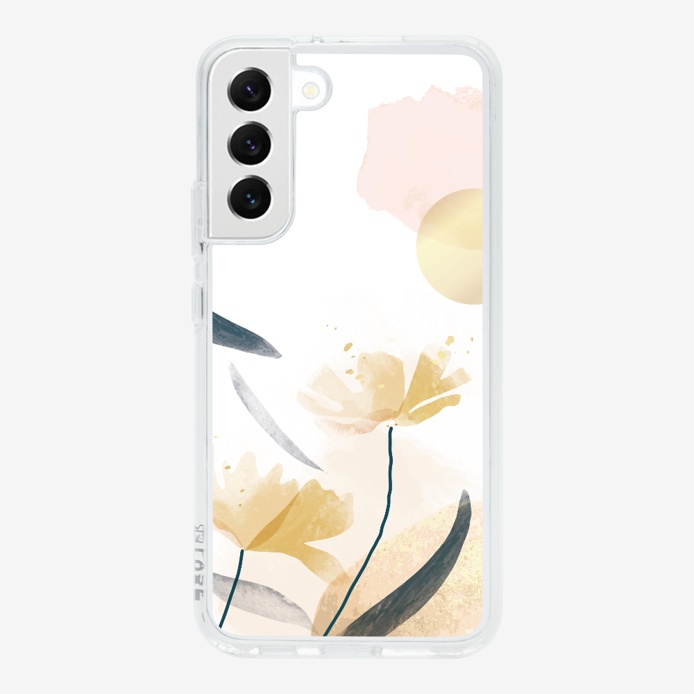 Golden Spring Floral Phone Case