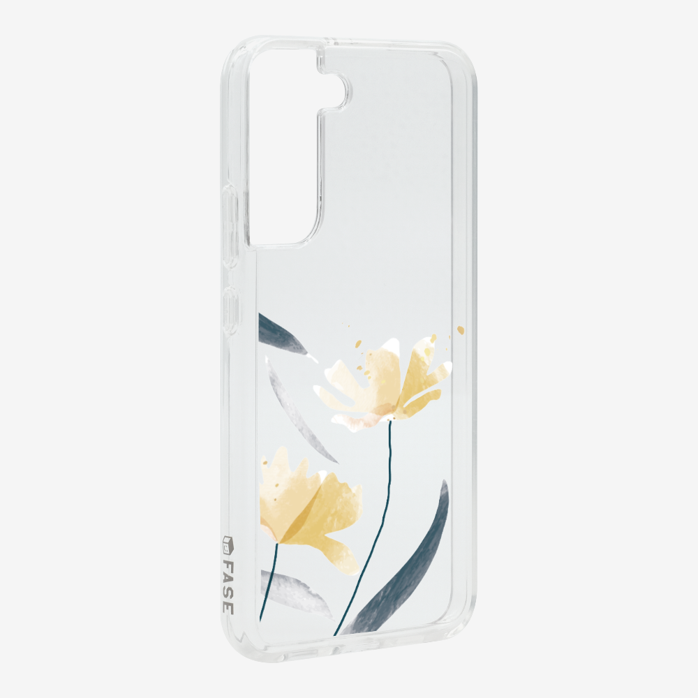 Golden Spring Floral (Transparent) Phone Case