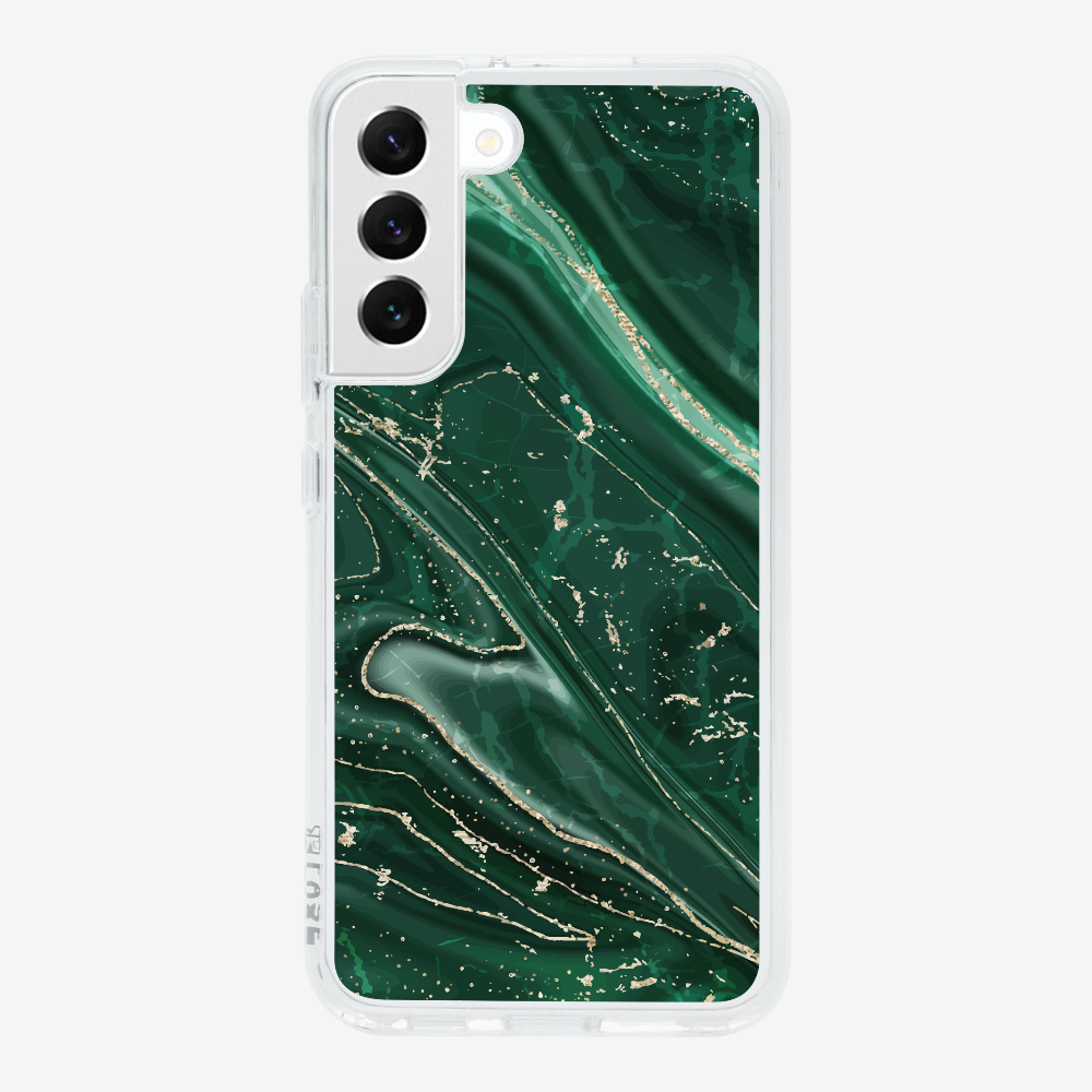 Dark Green Marble Phone Case