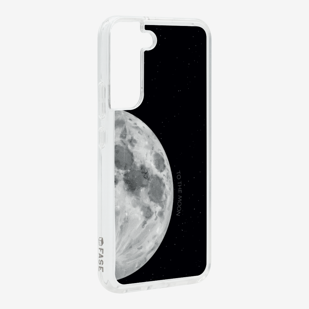 To The Moon (First Quarter) Phone Case