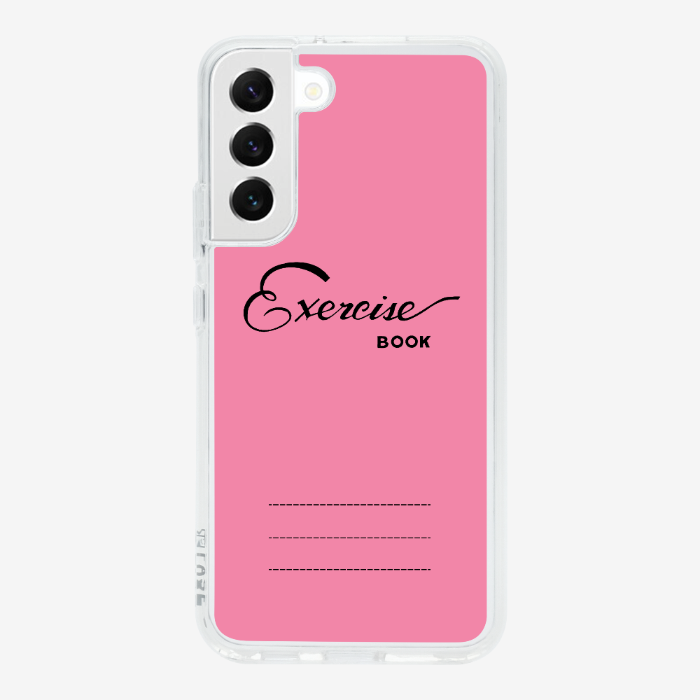 Pink Exercise Book Phone Case