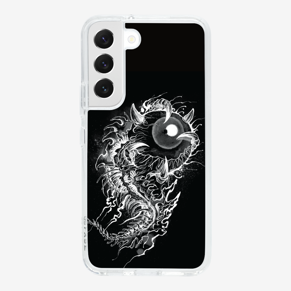 Fish Monster (Black) Phone Case