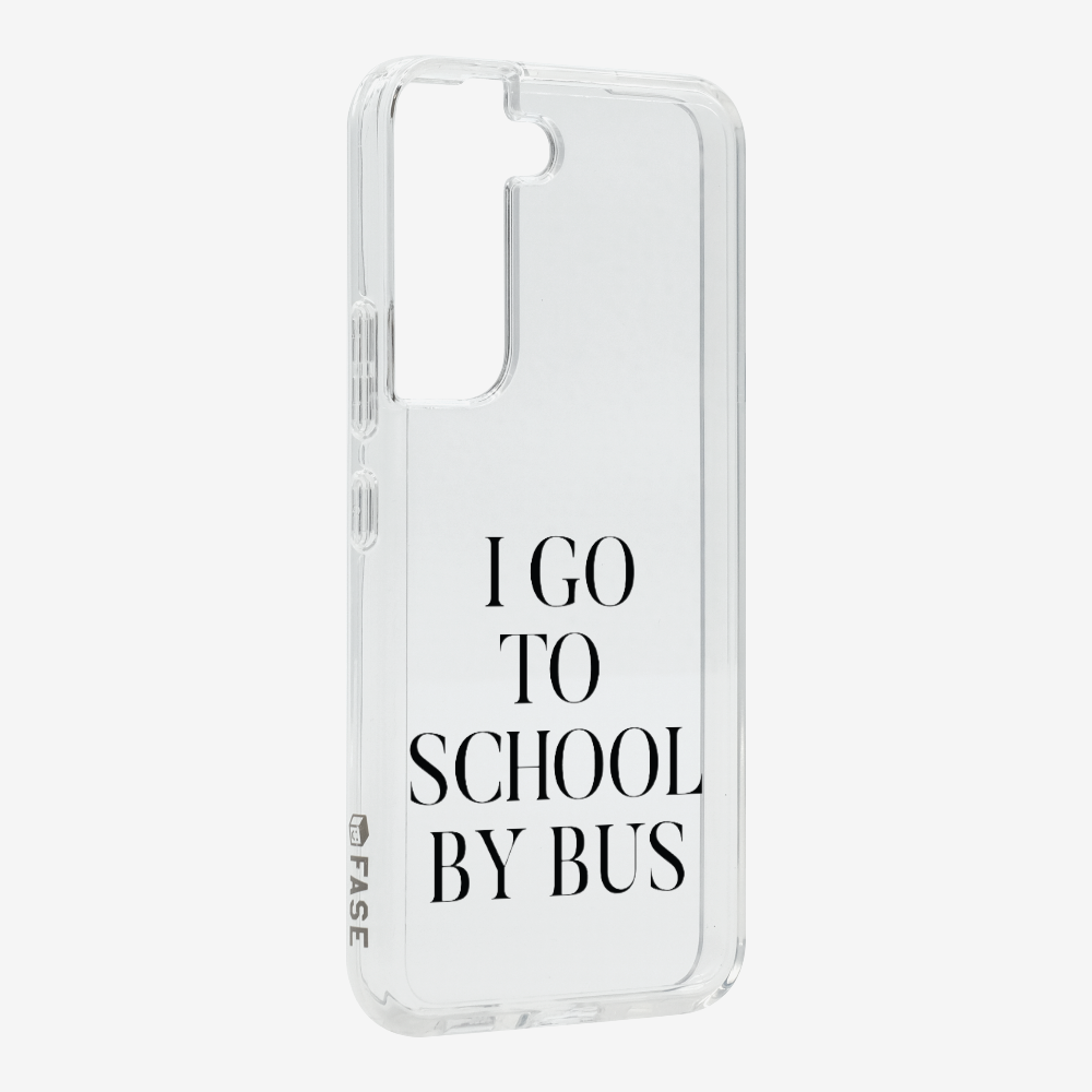 I Go to School by Bus Phone Case