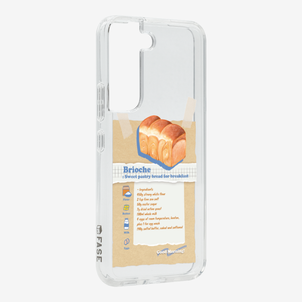 Brioche Bread Recipe Memo Phone Case