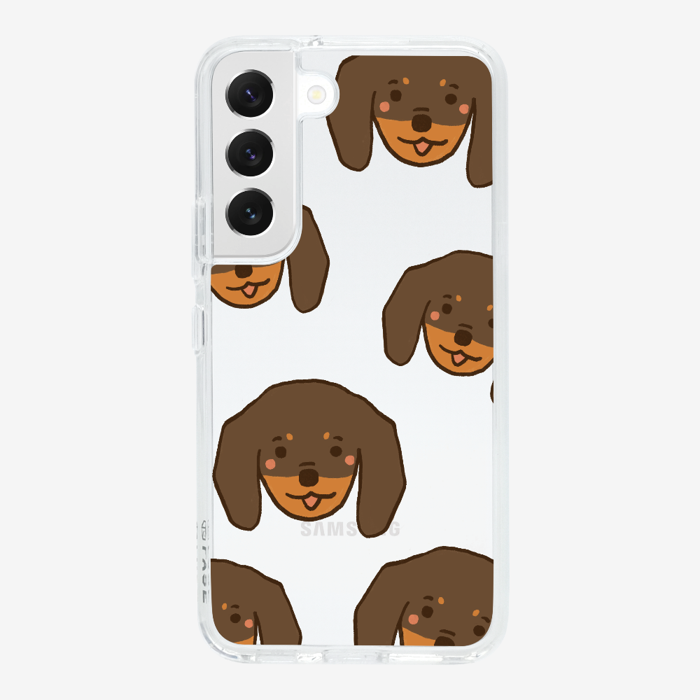 Brown Dachshund Wonderland Phone Case