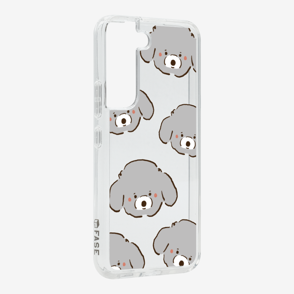 Grey Poodle Wonderland Phone Case