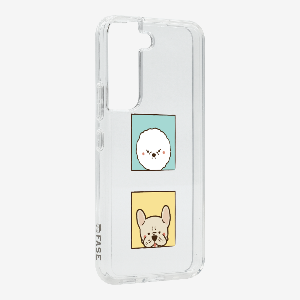 Bichon and Bulldog Phone Case