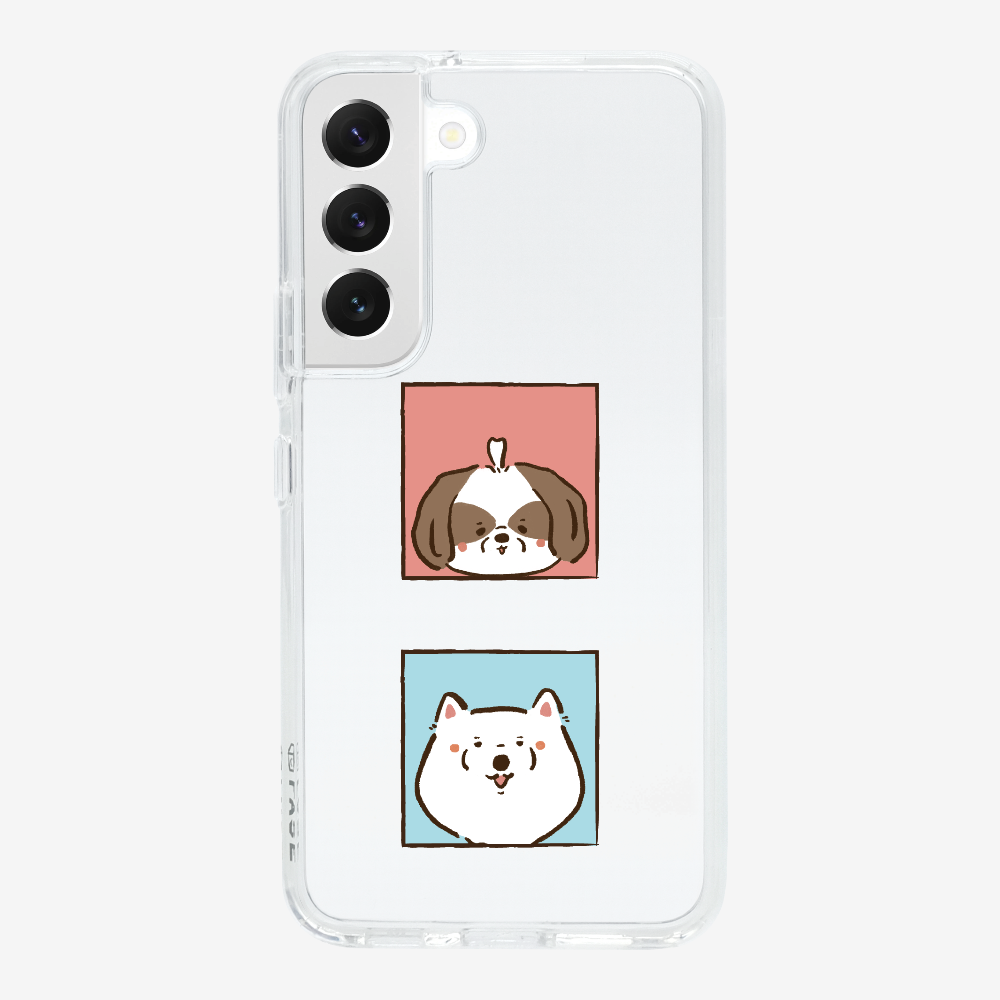 Apso and Samoyed Phone Case