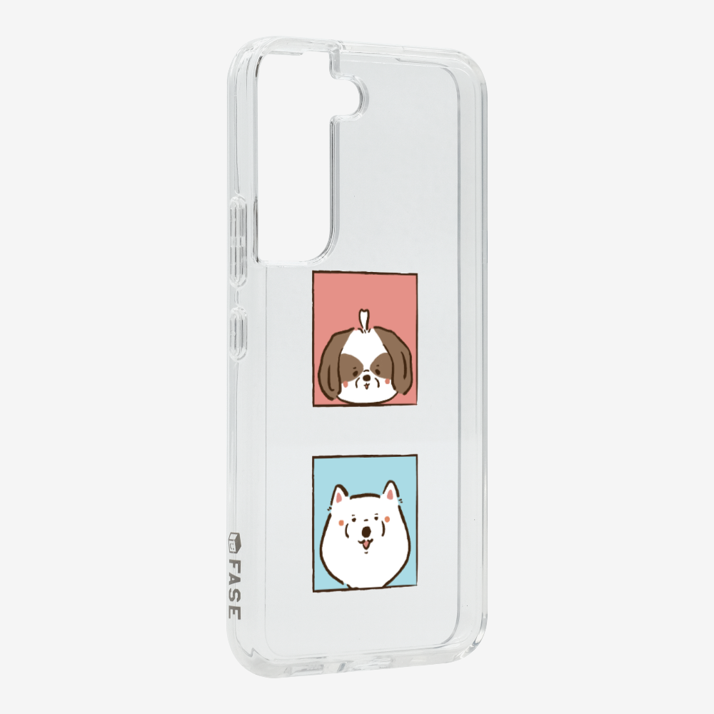 Apso and Samoyed Phone Case