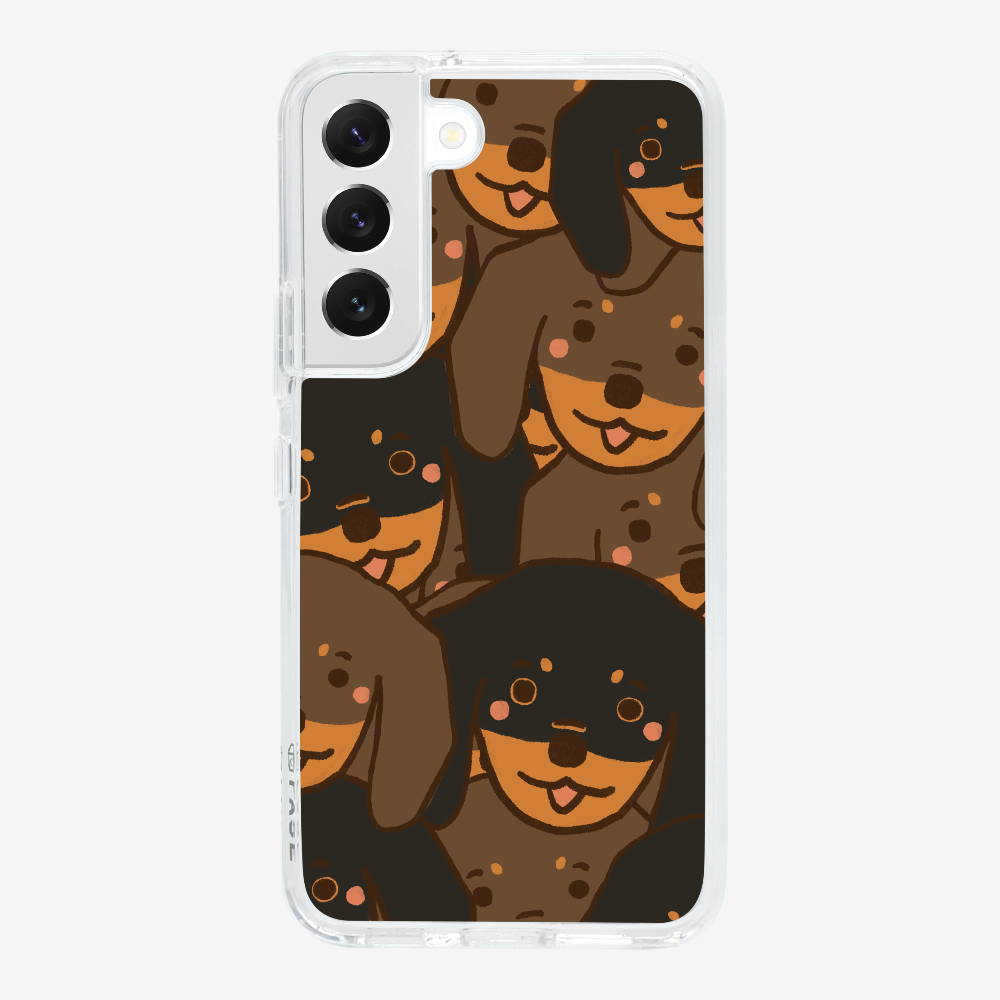 Crowded Dachshund Phone Case