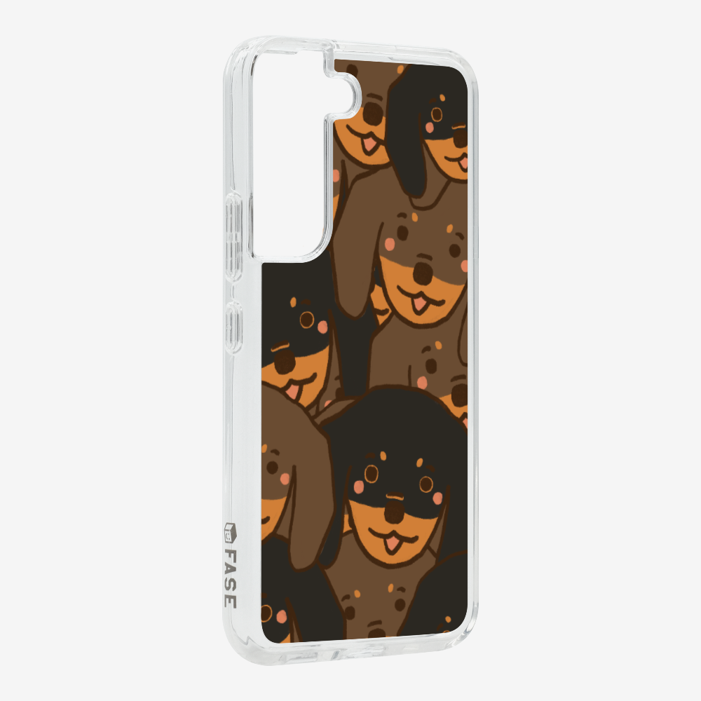 Crowded Dachshund Phone Case