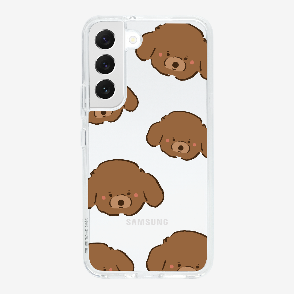 Brown Poodle Wonderland Phone Case