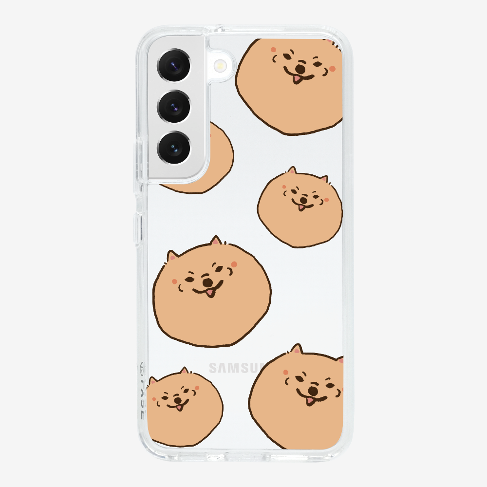 Brown Pomeranian Wonderland Phone Case