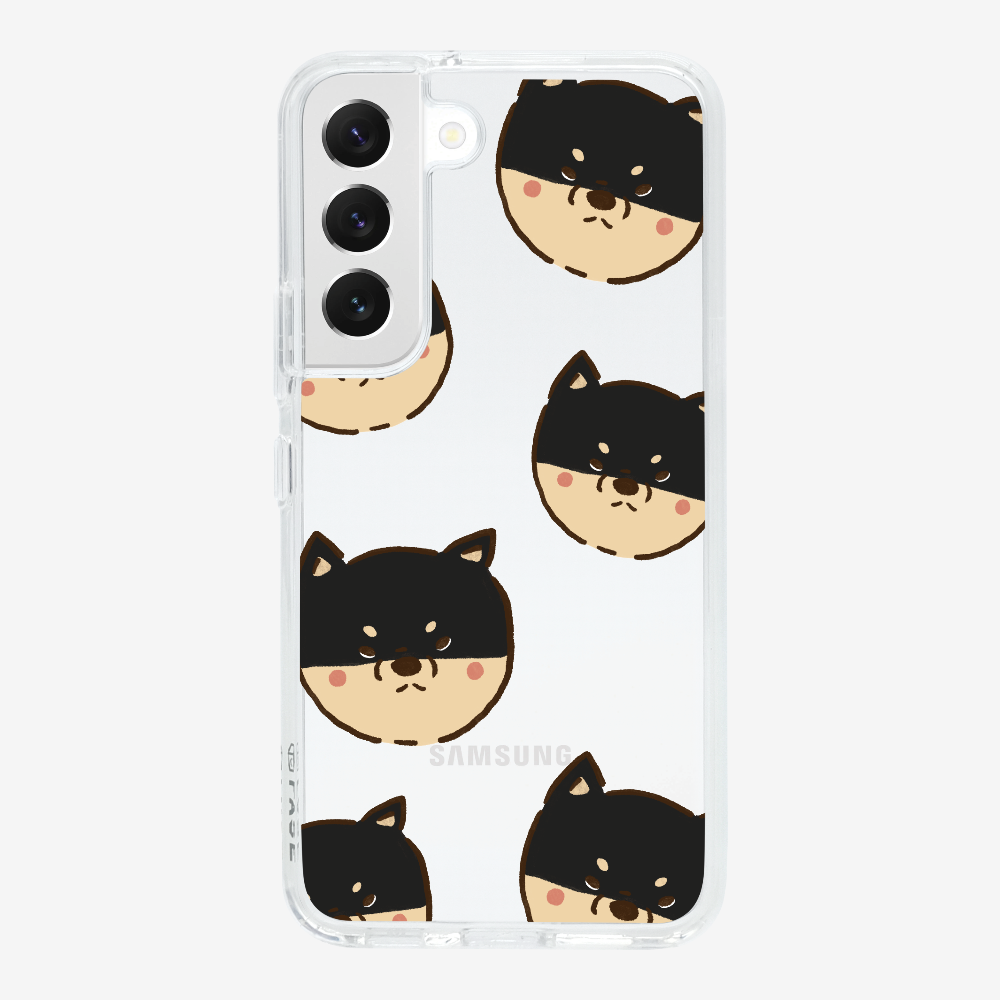 Black Shiba Wonderland Phone Case