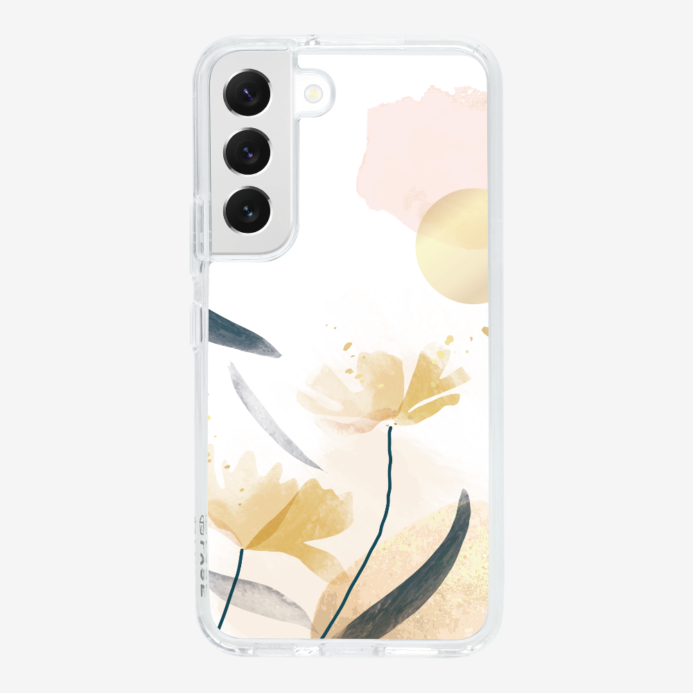 Golden Spring Floral Phone Case