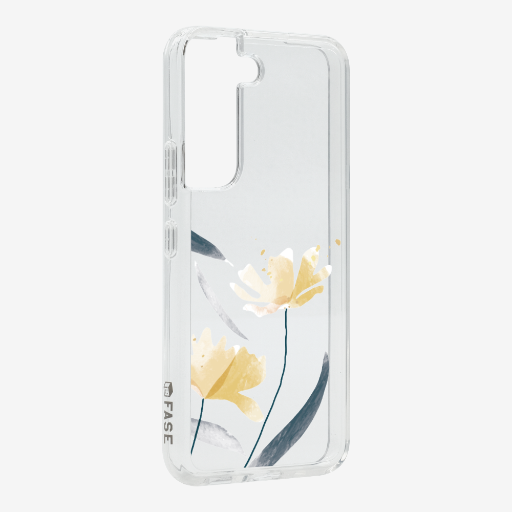 Golden Spring Floral (Transparent) Phone Case