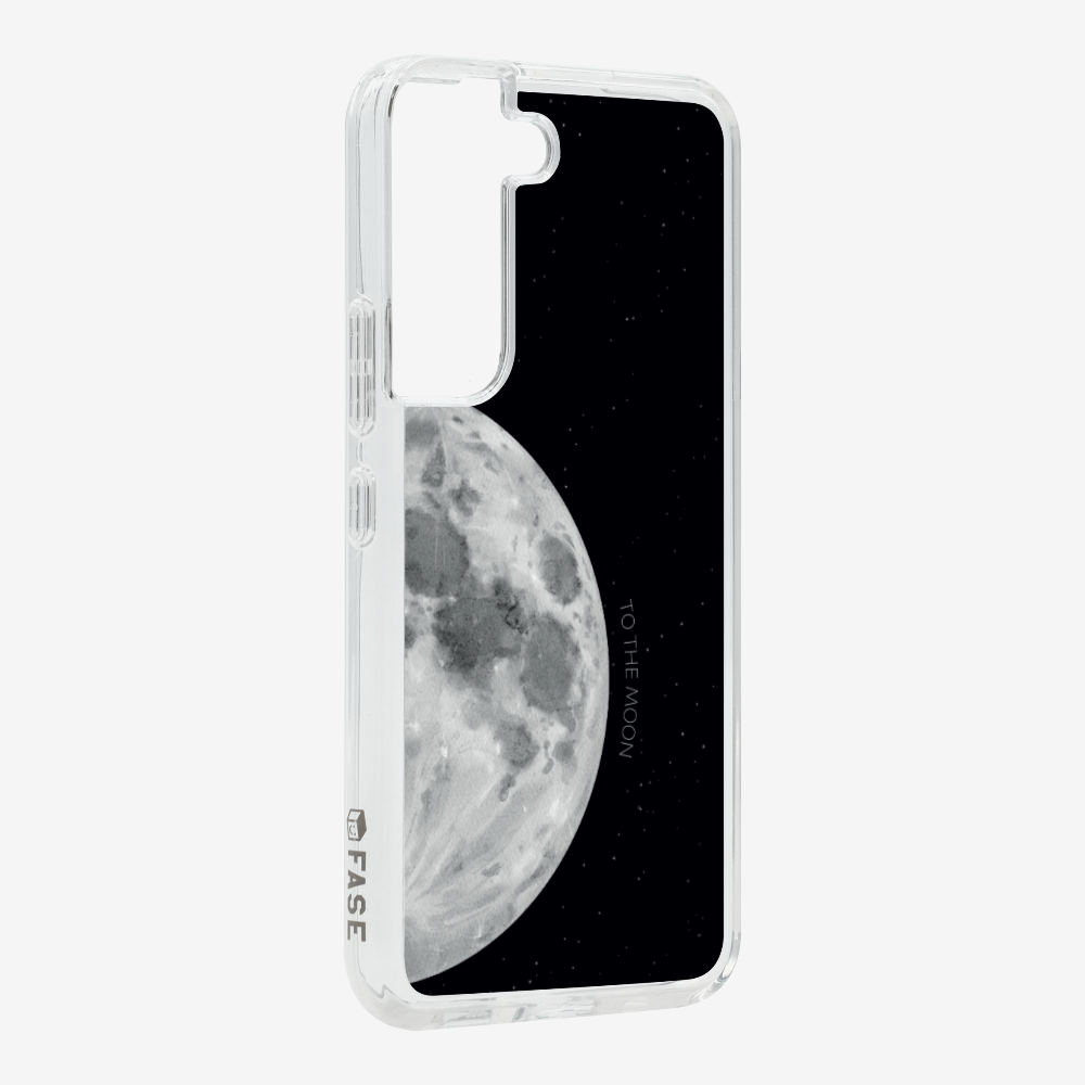 To The Moon (First Quarter) Phone Case