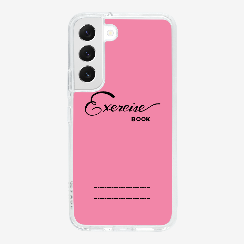 Pink Exercise Book Phone Case