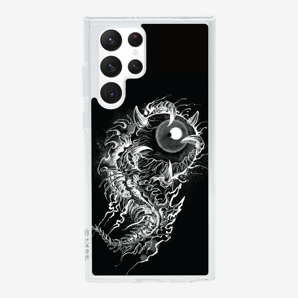 Fish Monster (Black) Phone Case