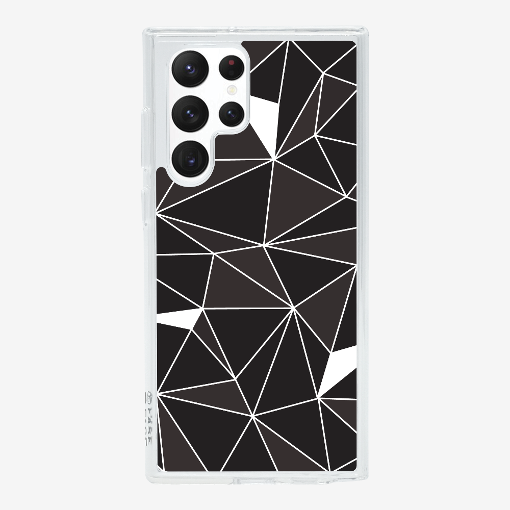 Black & White Polygon Phone Case