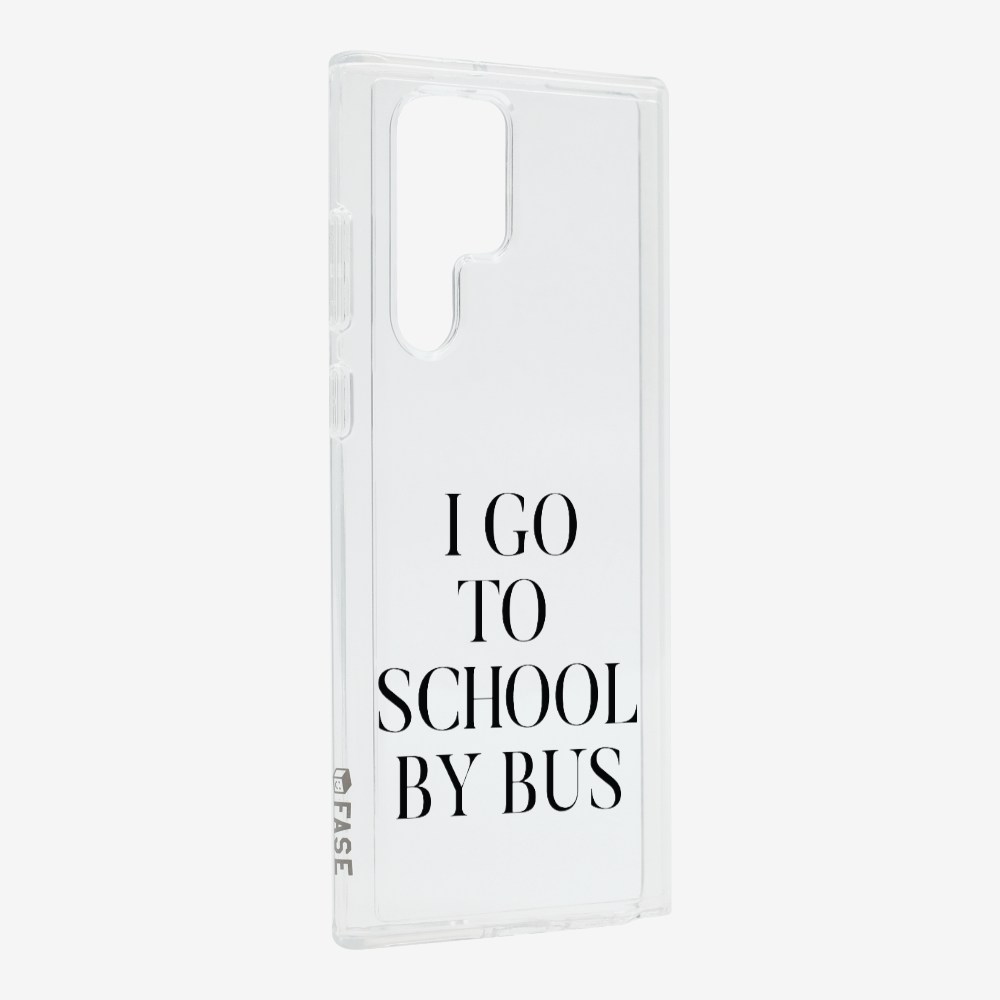 I Go to School by Bus Phone Case