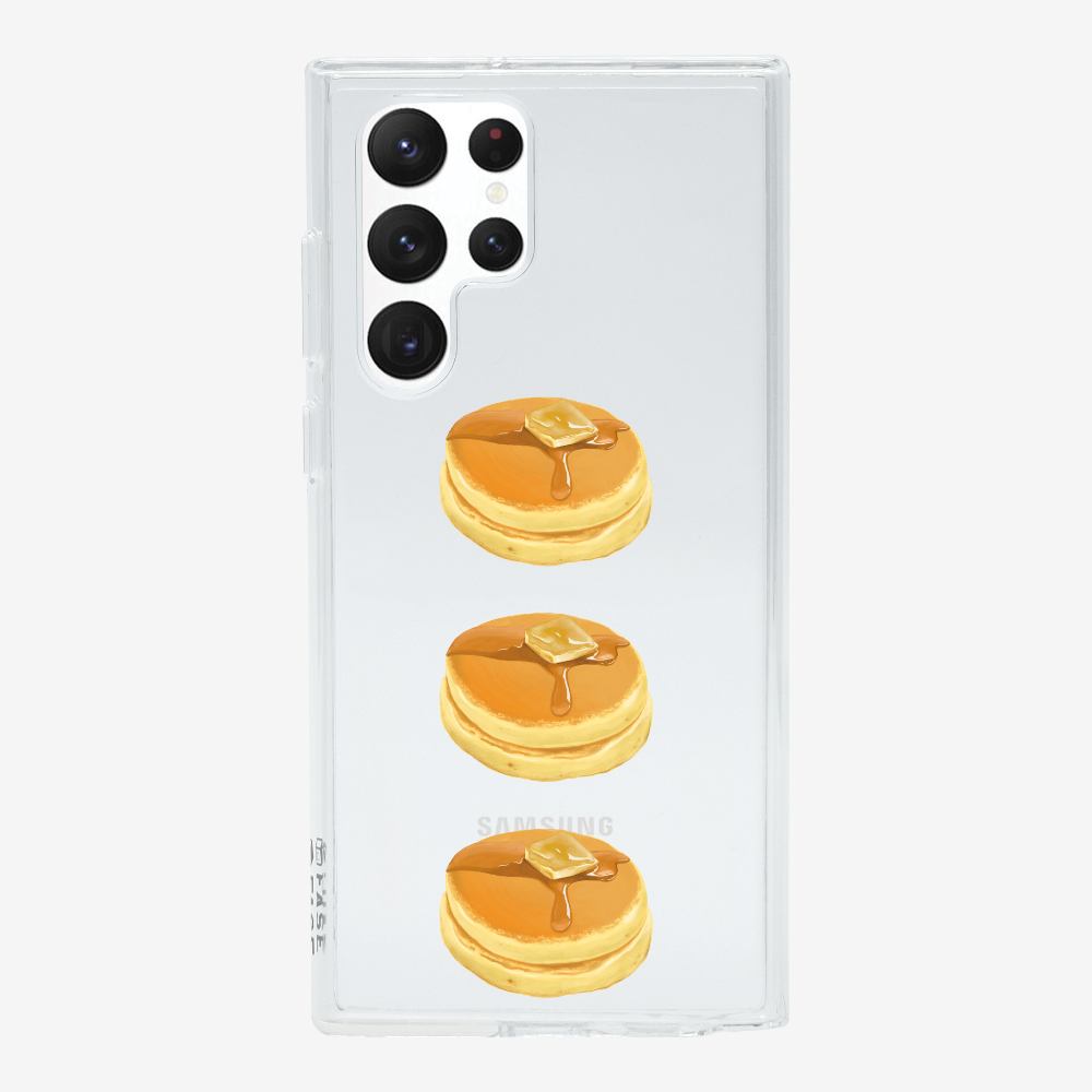 Mini Souffle Thick Pancake 3 pcs Phone Case