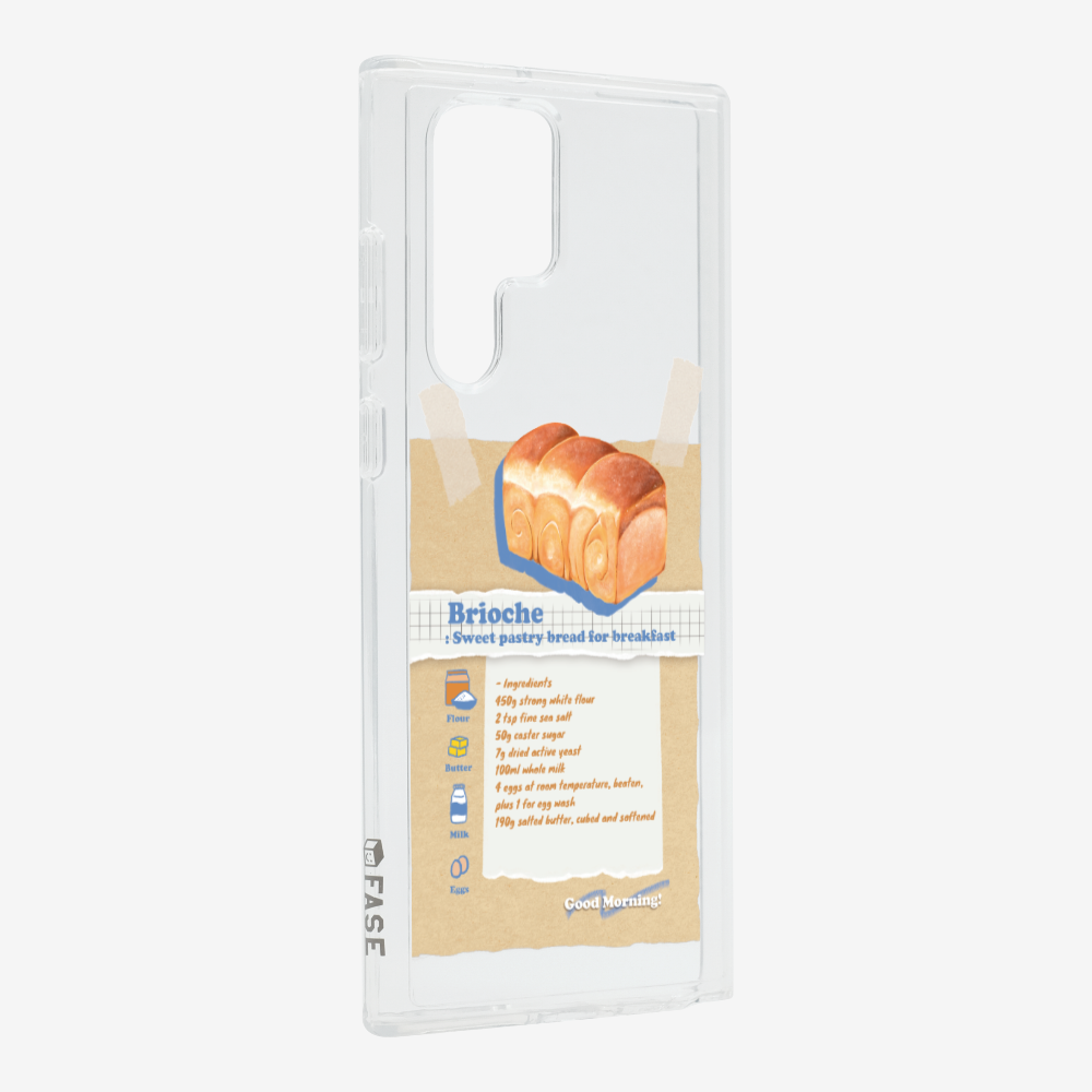 Brioche Bread Recipe Memo Phone Case