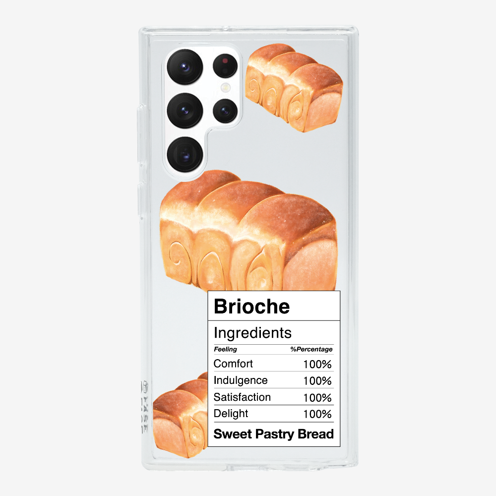 Brioche Bread Recipe Ingredients Phone Case