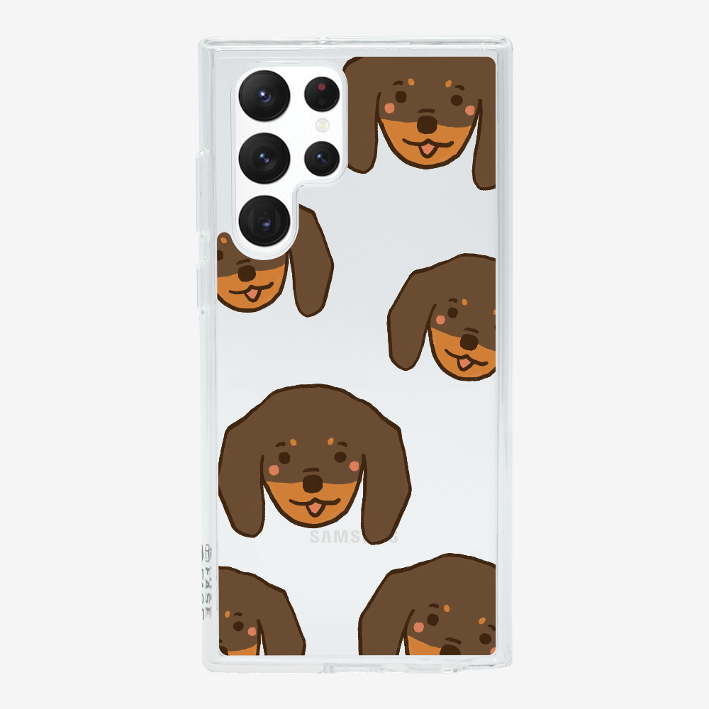 Brown Dachshund Wonderland Phone Case