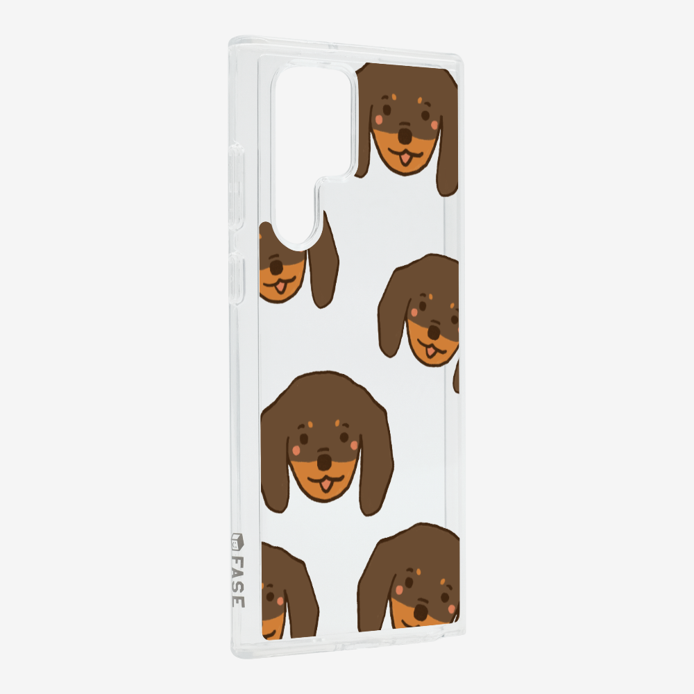 Brown Dachshund Wonderland Phone Case