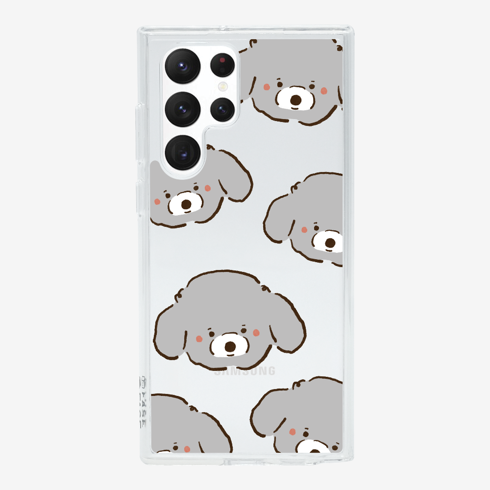 Grey Poodle Wonderland Phone Case