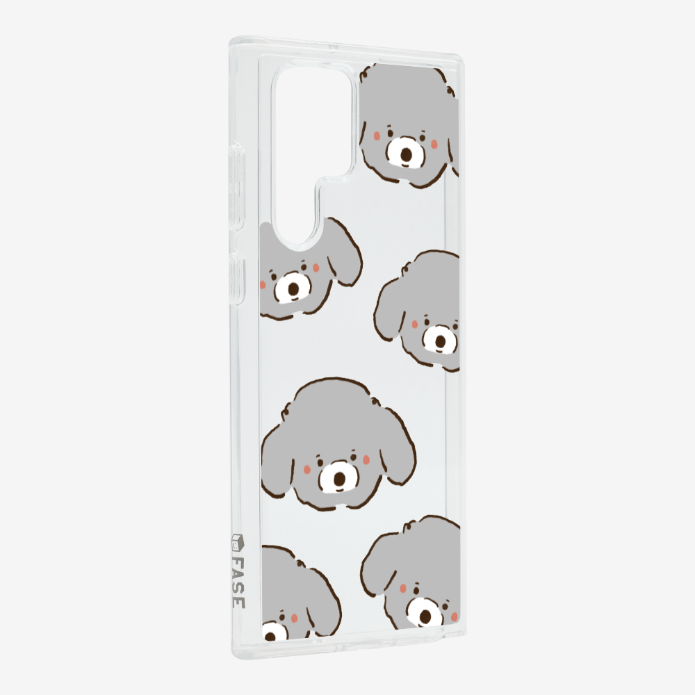 Grey Poodle Wonderland Phone Case