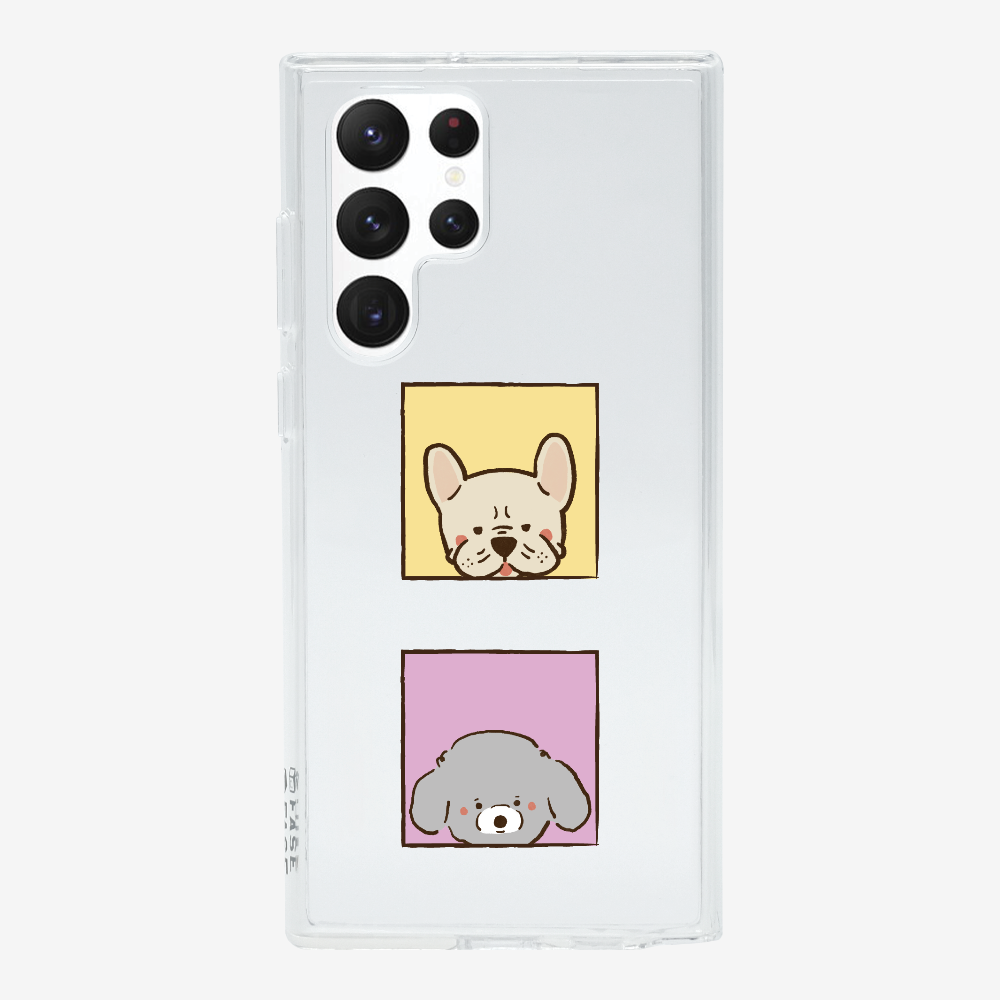 Bulldog and Poodle Phone Case