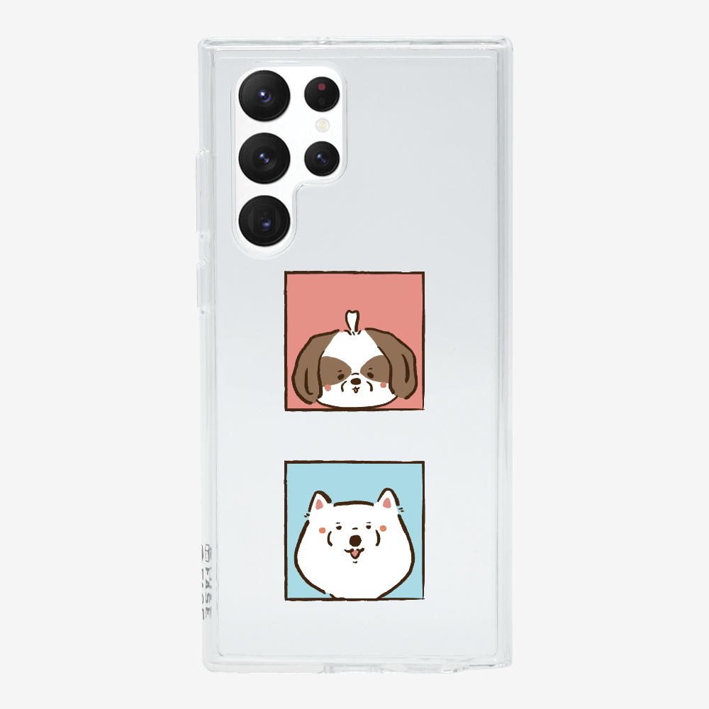 Apso and Samoyed Phone Case