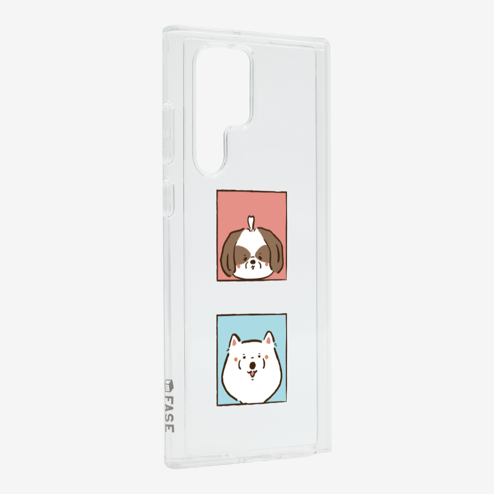 Apso and Samoyed Phone Case