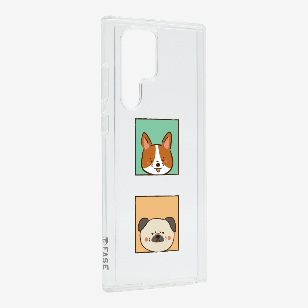 Corgi and Pug Phone Case