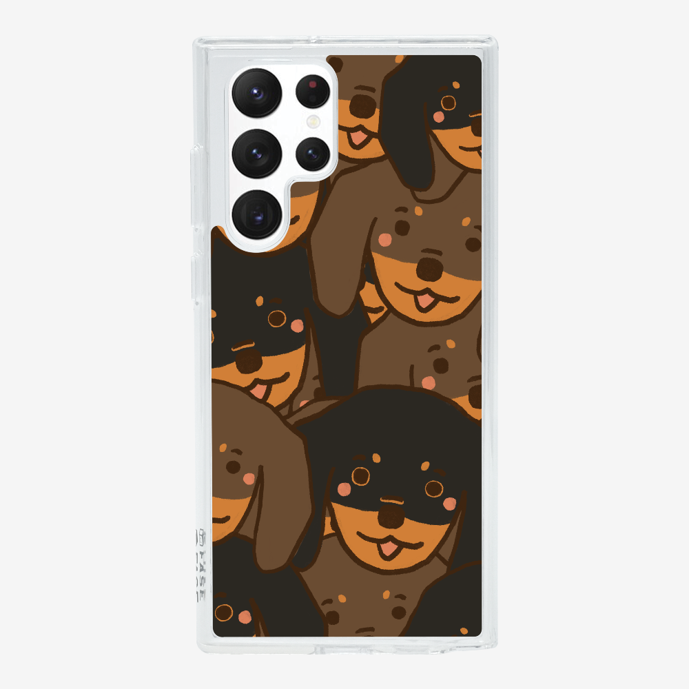 Crowded Dachshund Phone Case